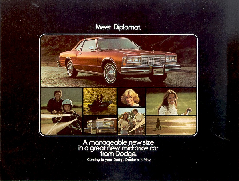 1977 Dodge Diplomat Foldout Page 1